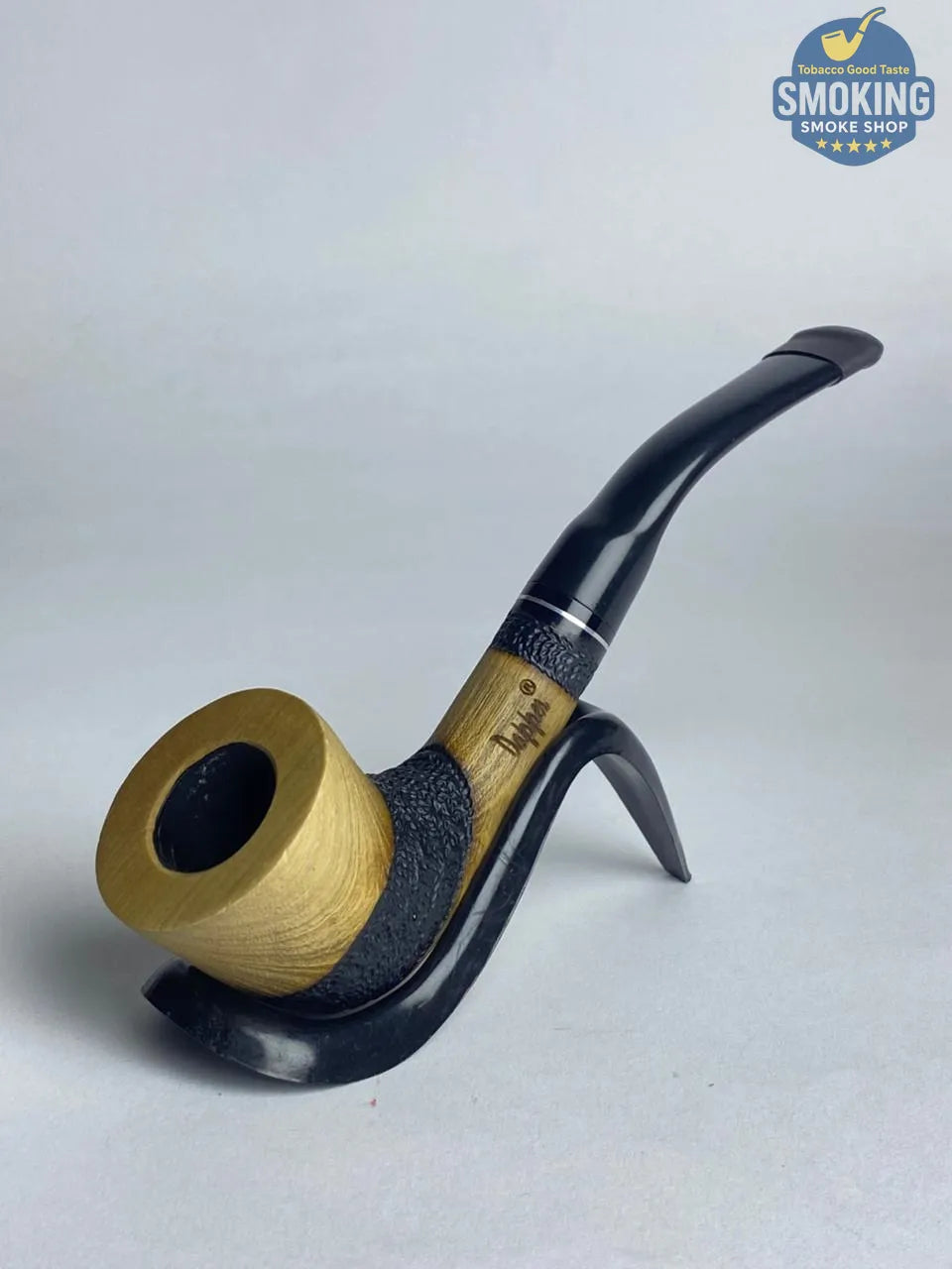 🚬 بايب دابر خشب زيتوني فاخر – Dapper Olive Wood Pipe