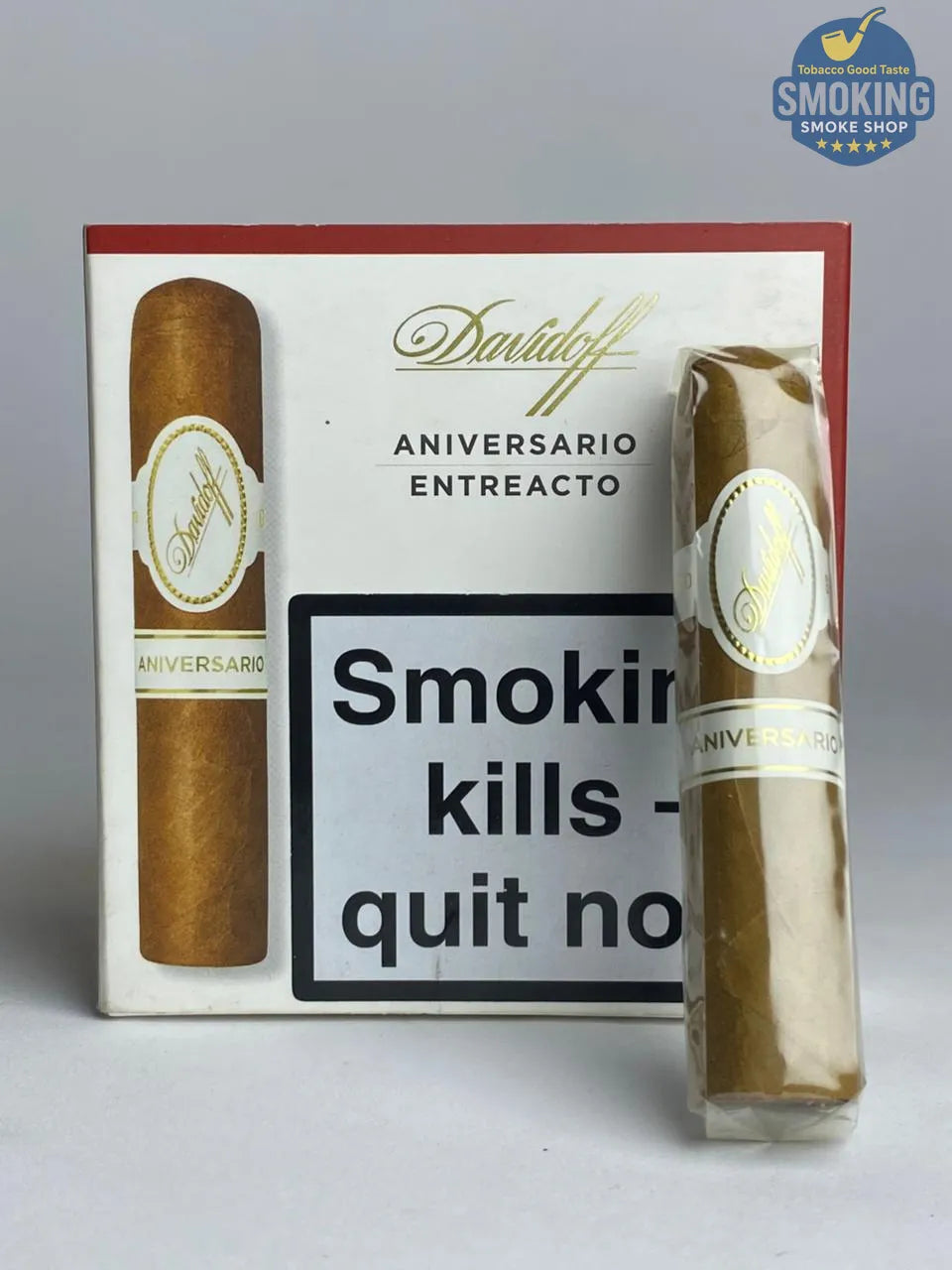 💨 Davidoff Aniversario Entreacto — سيجار دافيدوف أنيفيرساريو إنتريكتو (علبة 4 قطع)
