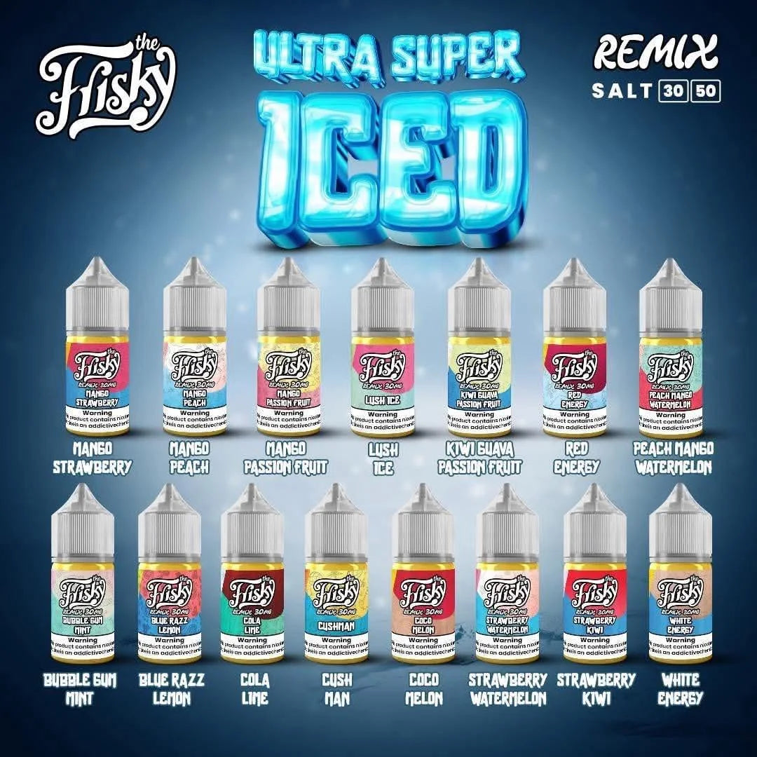The Frisky Remix Salt Nic Ultra Ice 30-50 NIC فريسكي ريمكس سالت نيكوتين الترا آيس 30-50 نيكوتين