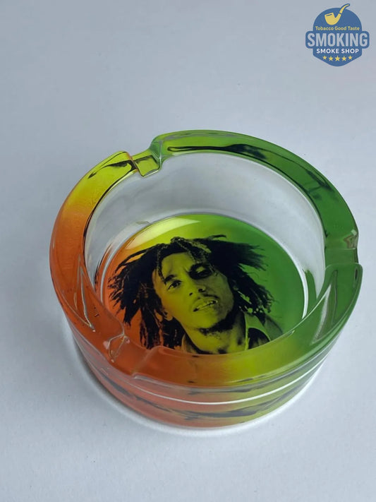 Glass Ashtray — طفاية سجائر زجاج دائرية بتصاميم متنوعة
