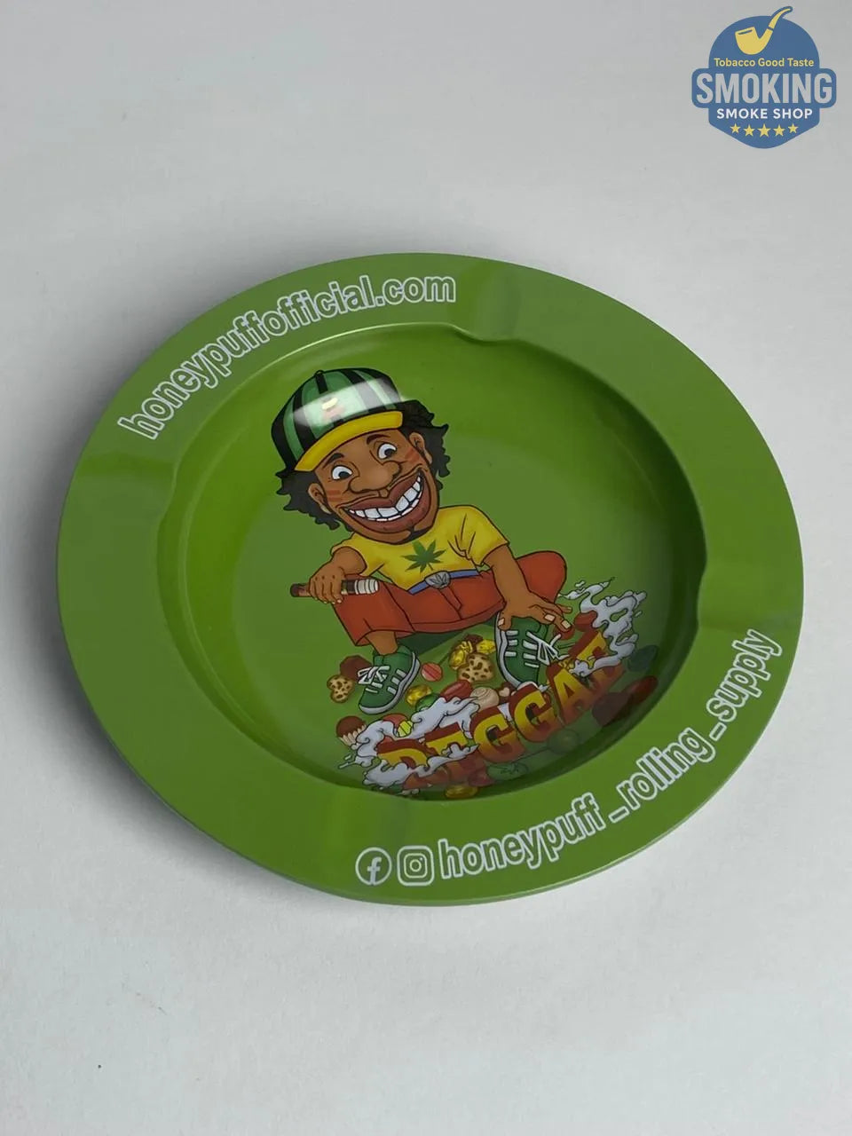 HoneyPuff Metal Rolling Tray – صنية لف معدنية من هوني باف صغيرة