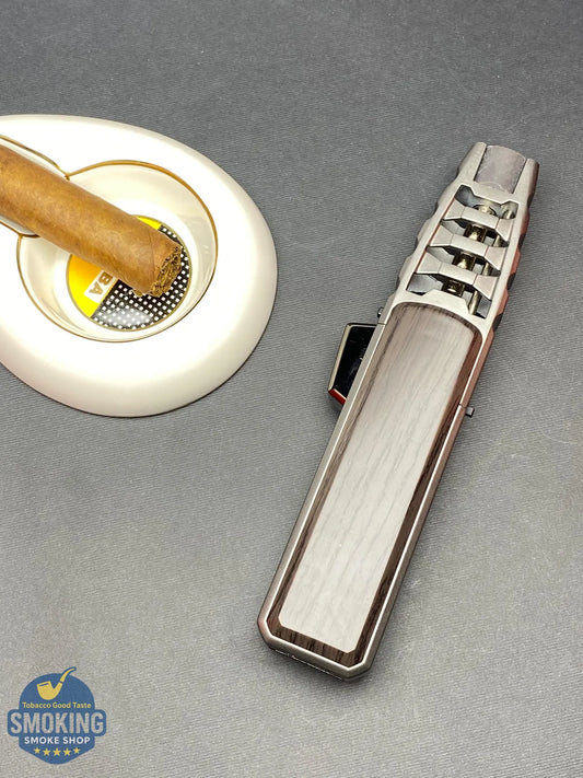 JOBON TORCH LIGHTER - ولاعة سيجار توربو – فخامة الكربون/الخشبي