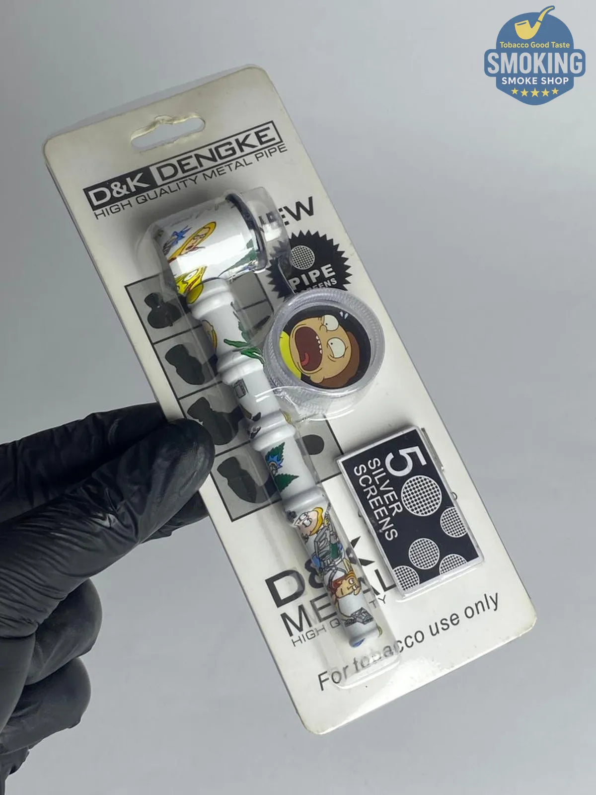 D&K Rick & Morty Metal Pipe — مدواخ معدني دي آند كيه بتصميم كارتون ريك ومورتي