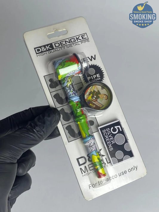 D&K Rick & Morty Metal Pipe — مدواخ معدني دي آند كيه بتصميم كارتون ريك ومورتي