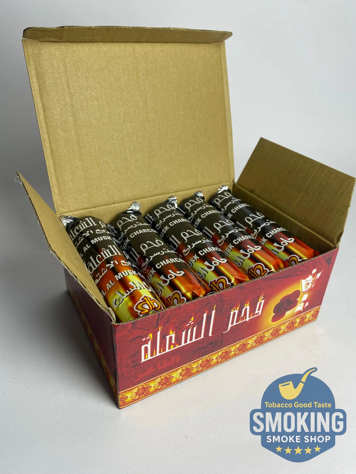 Musk charcoal فحم الشعلة اقراص سريع الاشتعال