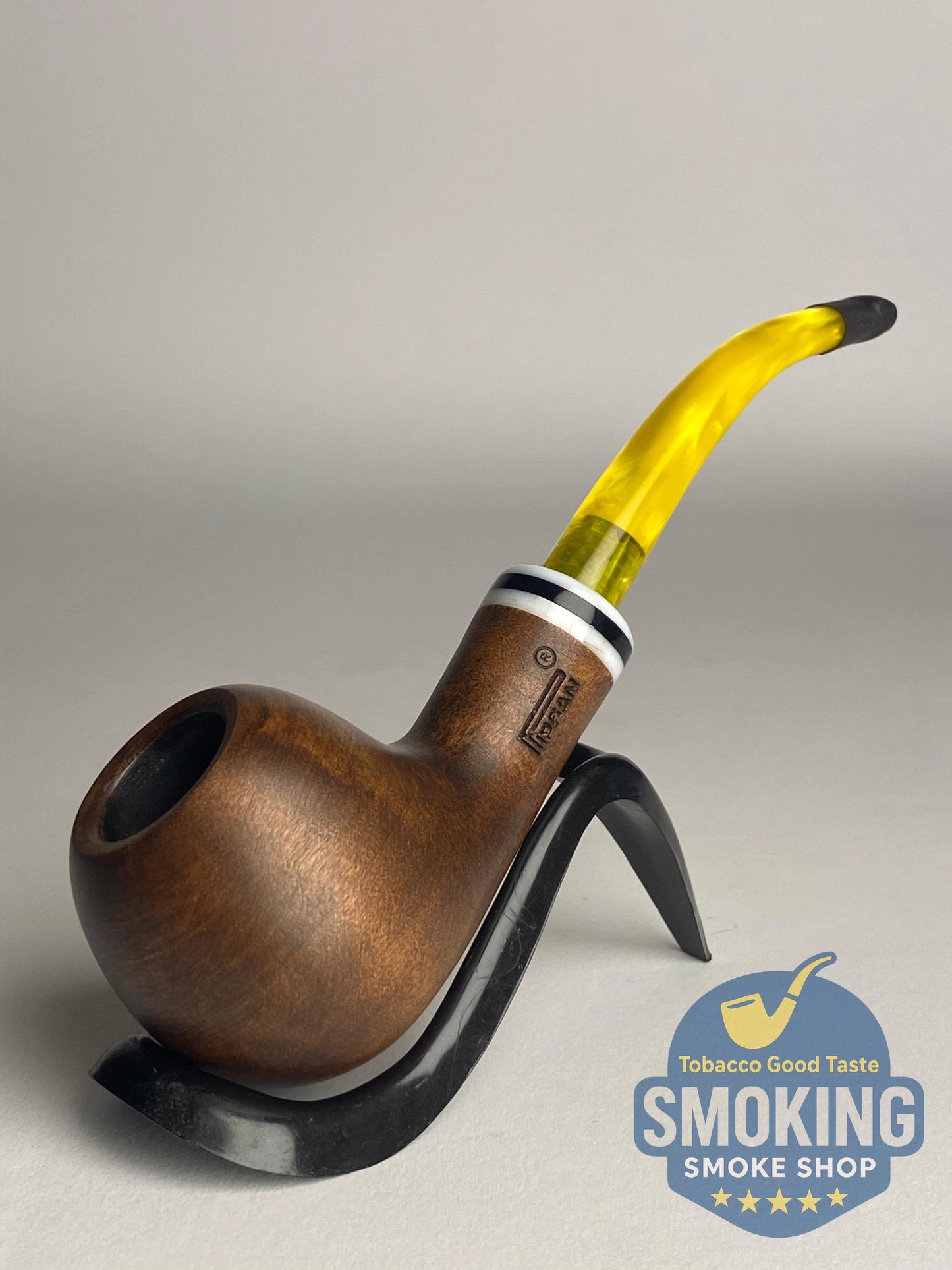 Pipsan Bent Apple colored pipe بايبسان آبل بايب منحني ساق ملونة