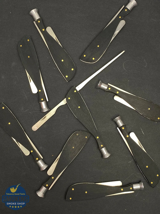 Czech-Style 3-in-1 Pipe Tool — أداة بايب تشيكية ٣×١ (ضاغط + منظّف + سن)