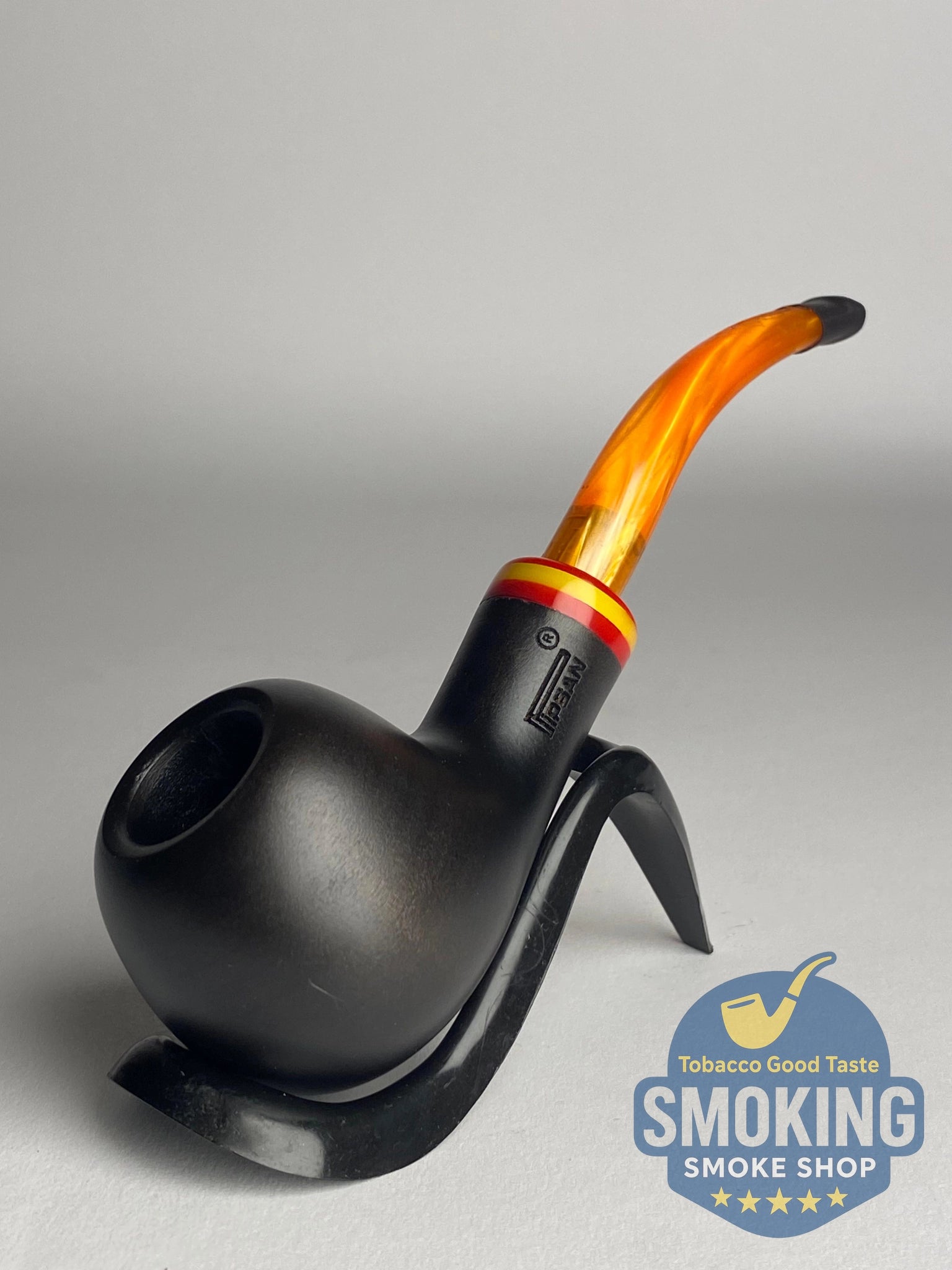 Pipsan Bent Apple colored pipe بايبسان آبل بايب منحني ساق ملونة