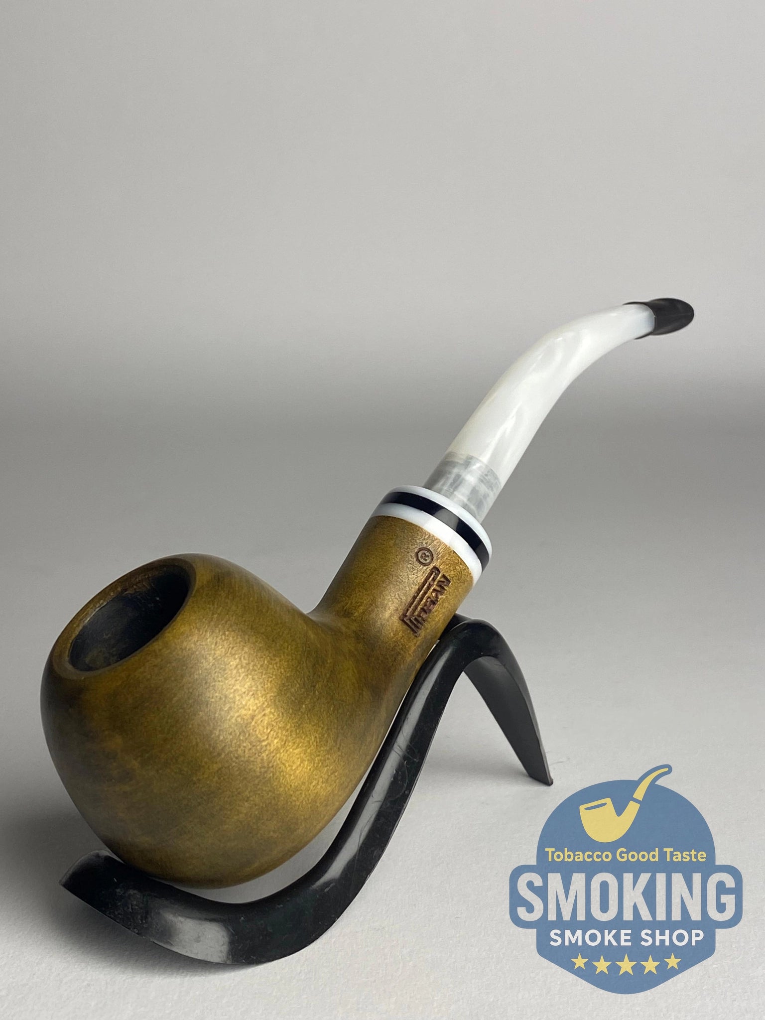 Pipsan Bent Apple colored pipe بايبسان آبل بايب منحني ساق ملونة