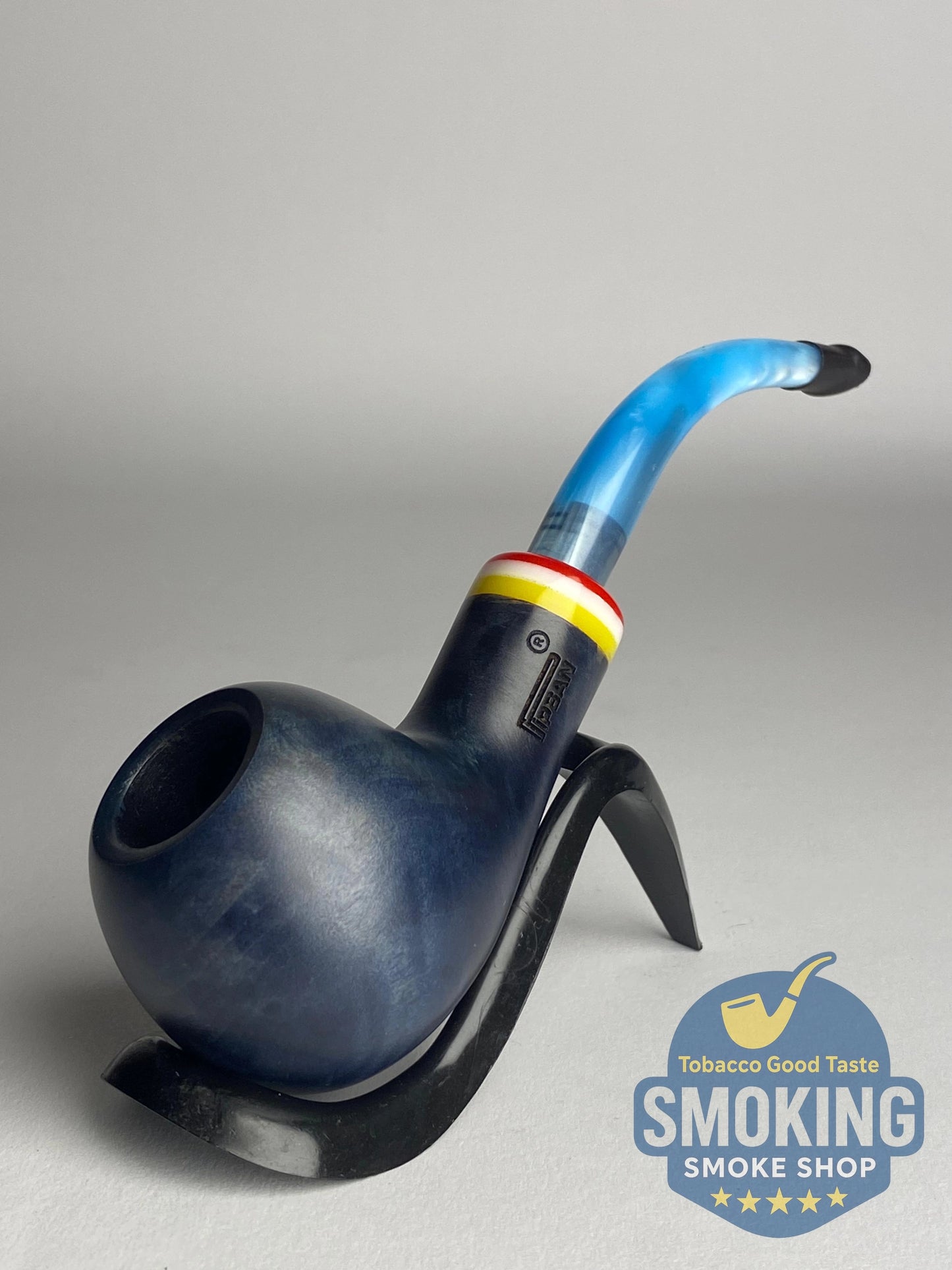 Pipsan Bent Apple colored pipe بايبسان آبل بايب منحني ساق ملونة