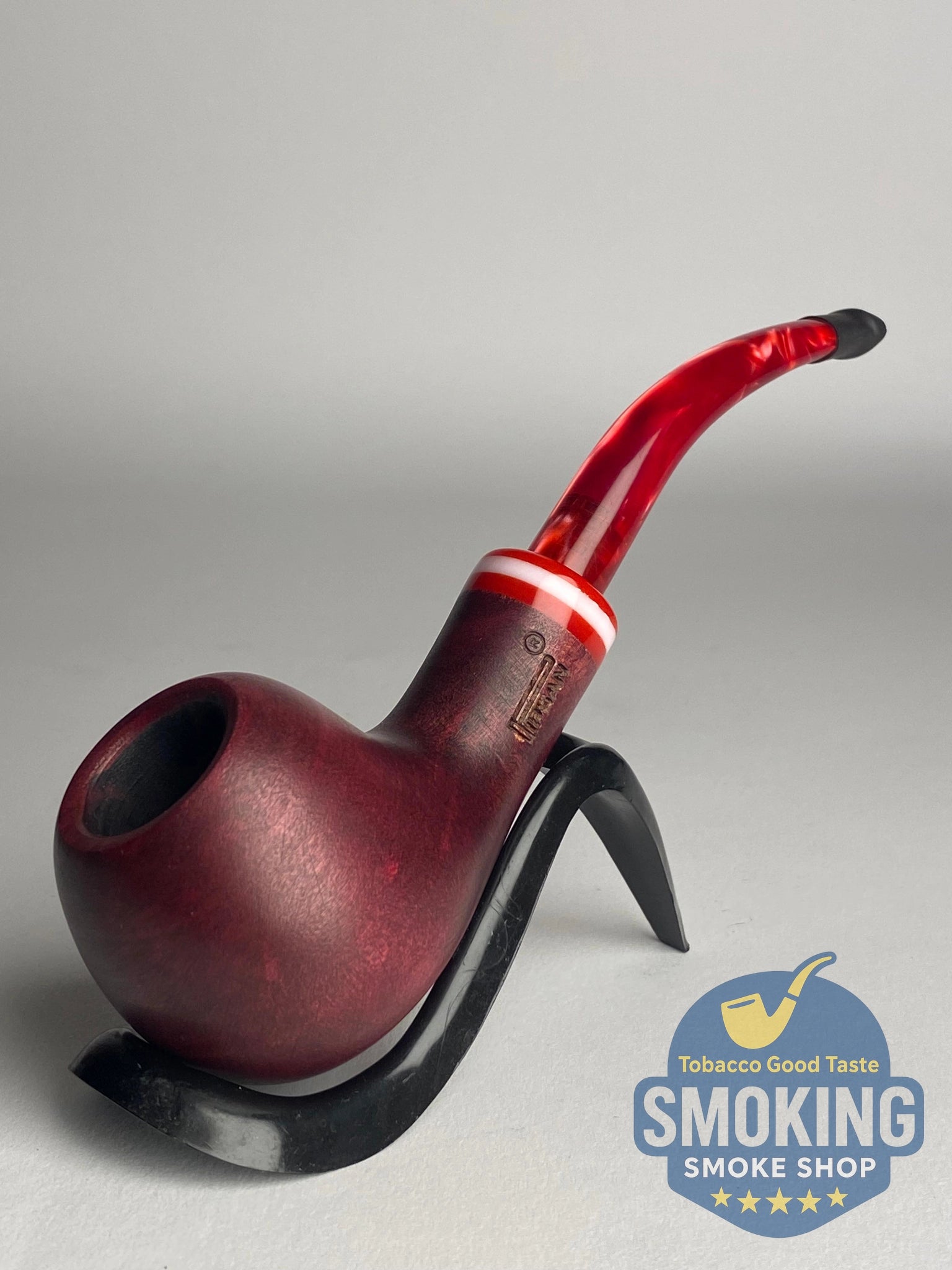 Pipsan Bent Apple colored pipe بايبسان آبل بايب منحني ساق ملونة