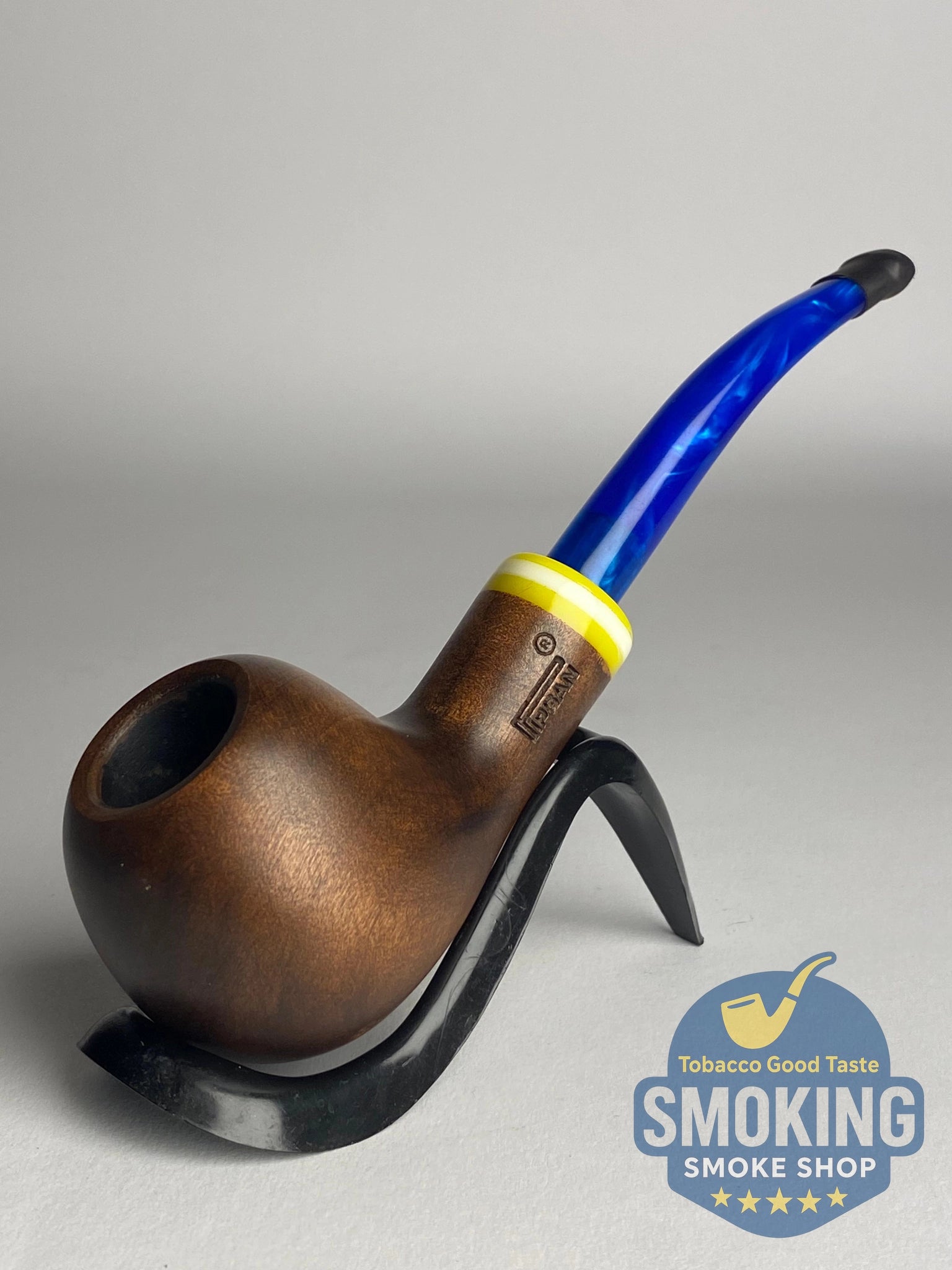 Pipsan Bent Apple colored pipe بايبسان آبل بايب منحني ساق ملونة