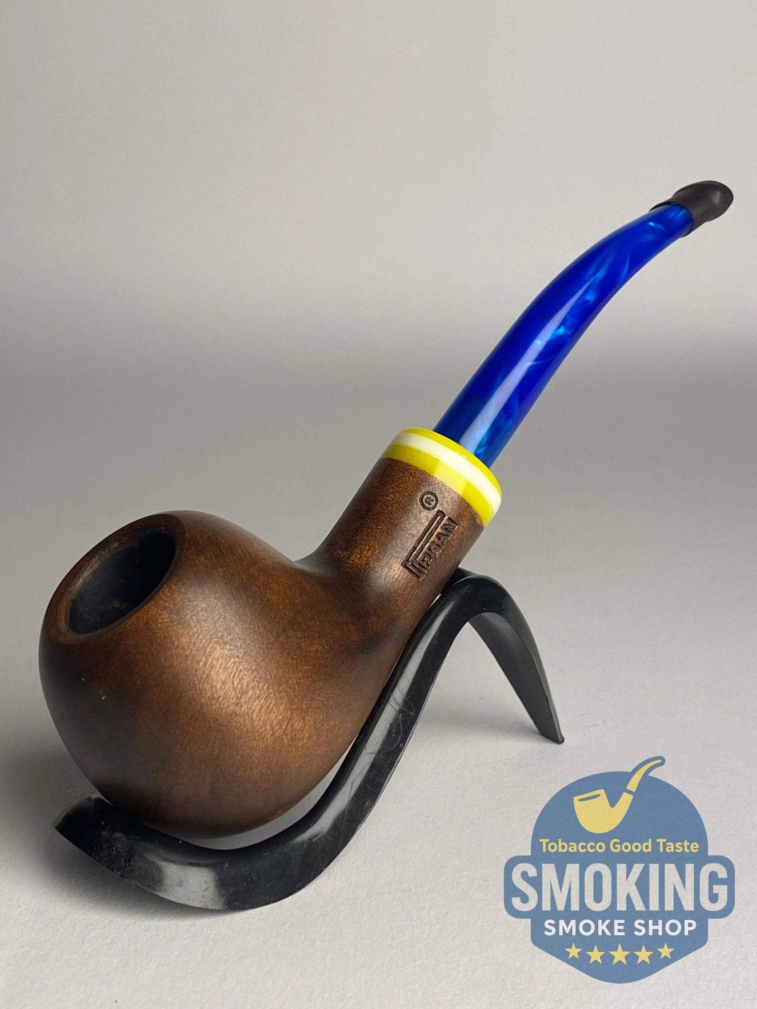 Pipsan Bent Apple colored pipe بايبسان آبل بايب منحني ساق ملونة