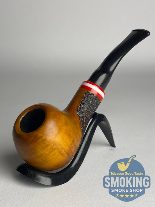 Pipsan Bent Apple colored pipe بايبسان آبل بايب منحني ساق ملونة