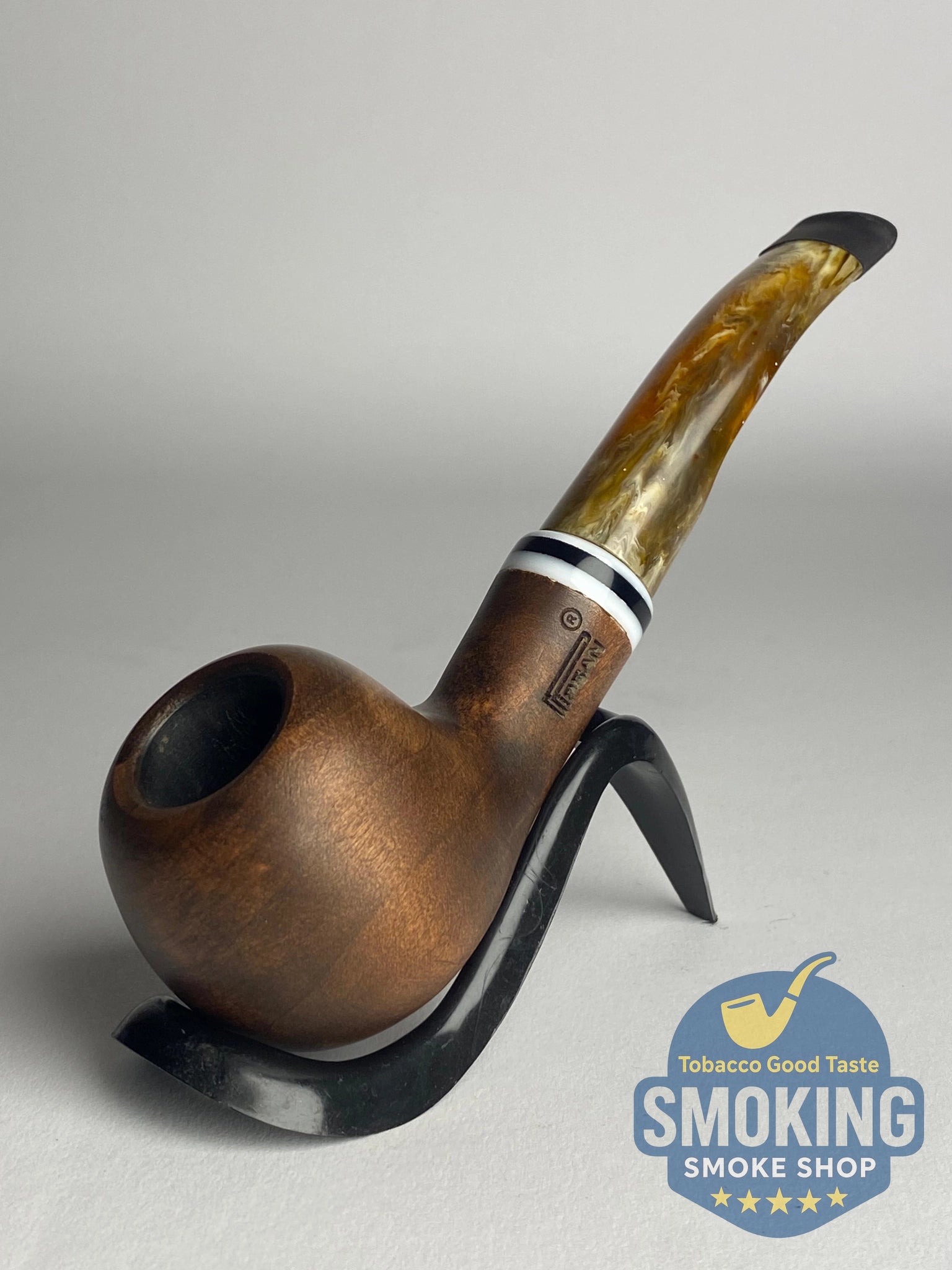 Pipsan Apple colored Stem pipe بايبسان آبل بايب ساق كهرماني