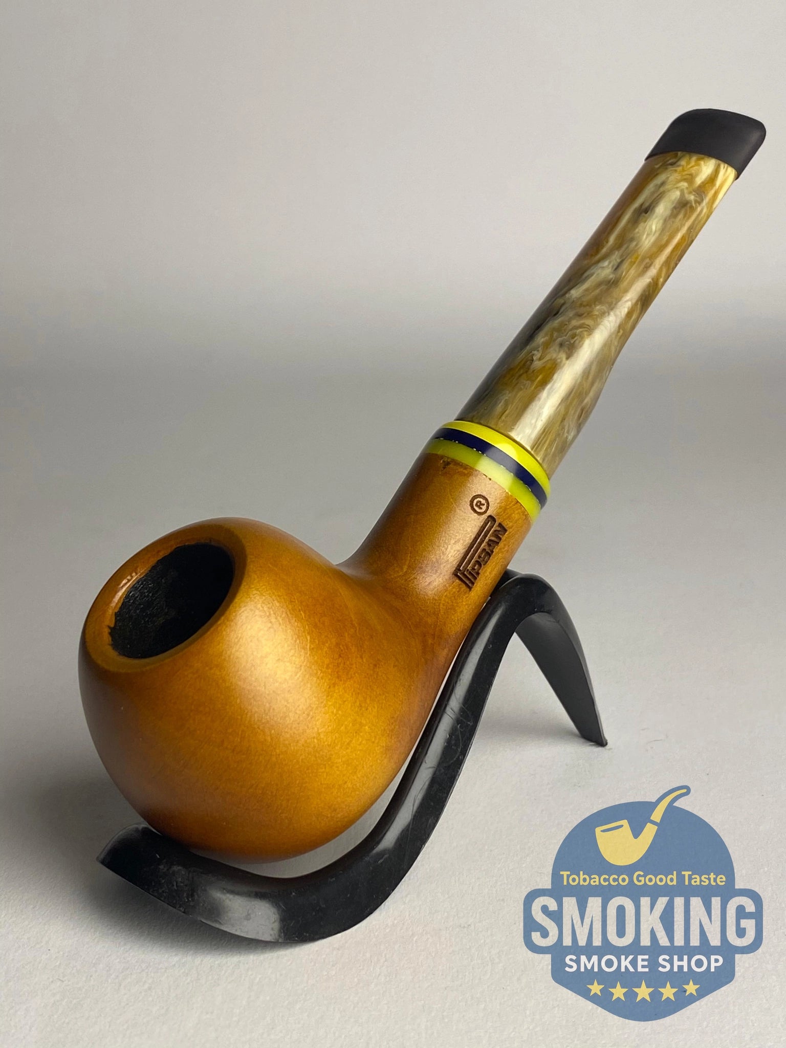 Pipsan Apple colored Stem pipe بايبسان آبل بايب ساق كهرماني