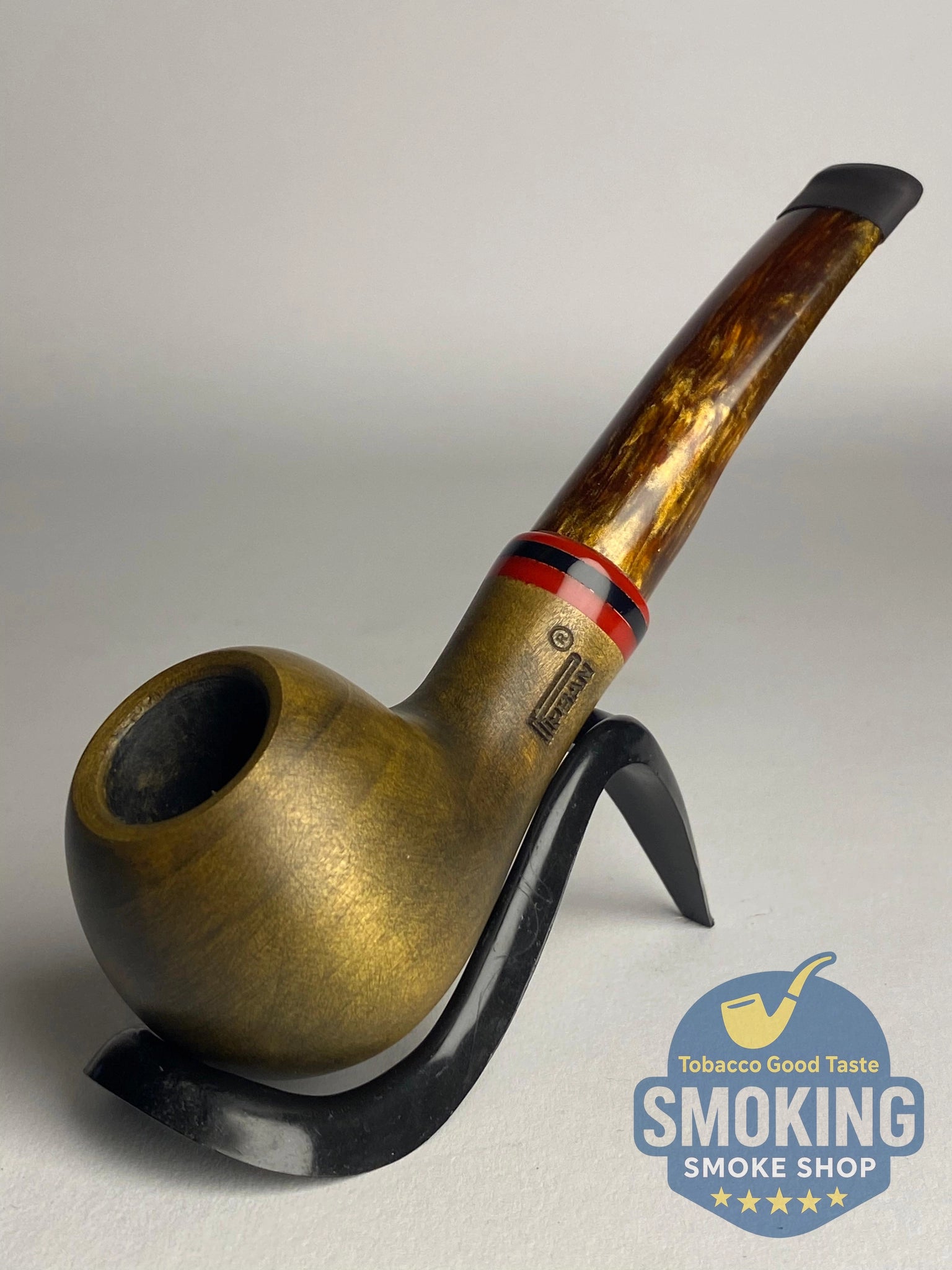 Pipsan Apple colored Stem pipe بايبسان آبل بايب ساق كهرماني