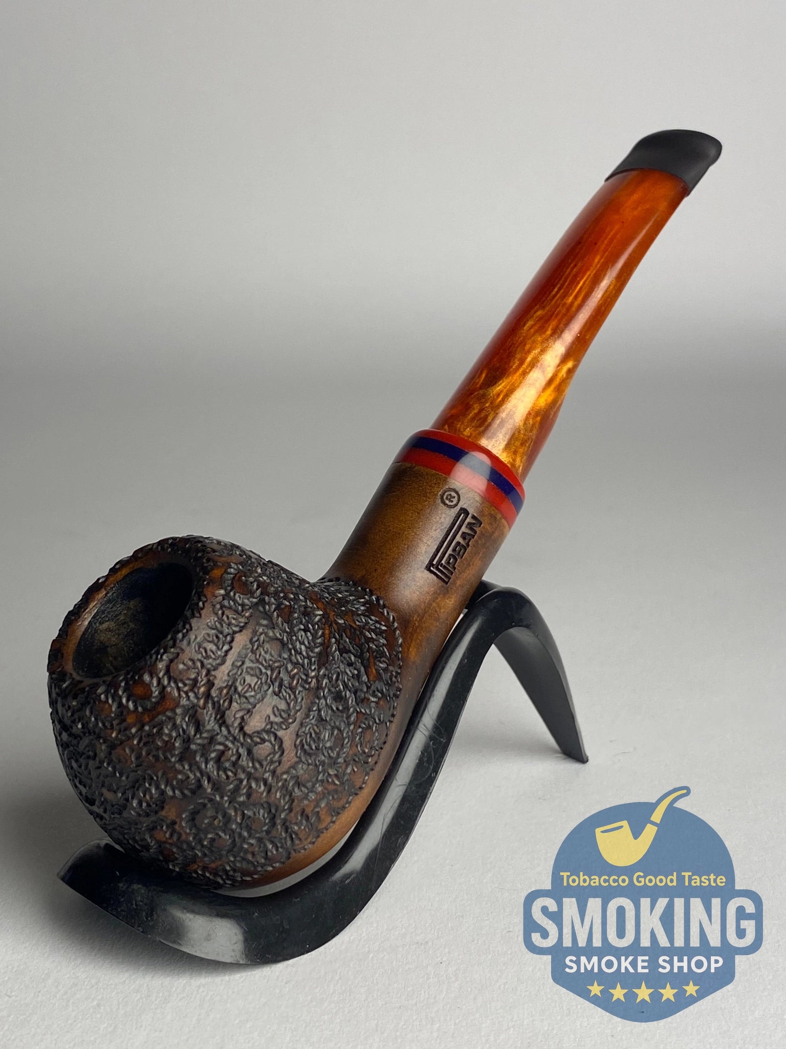 Pipsan Apple colored Stem pipe بايبسان آبل بايب ساق كهرماني