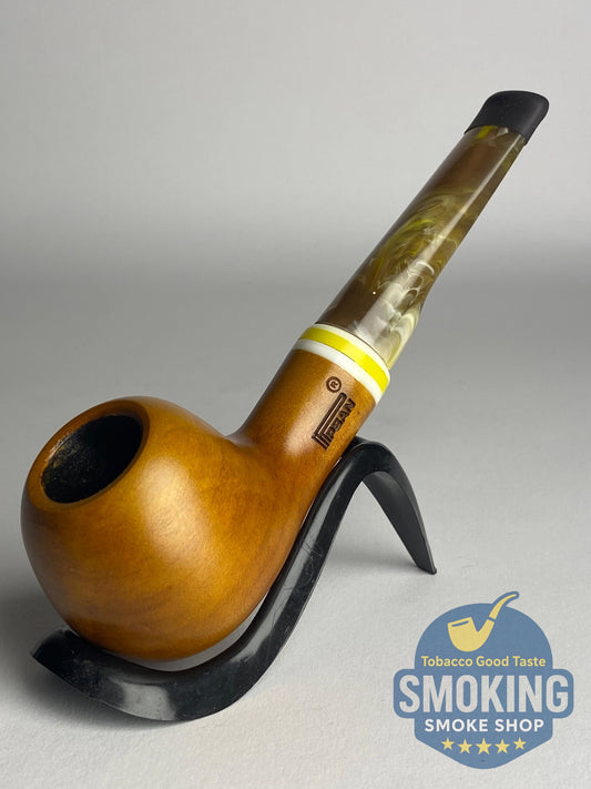 Pipsan Apple colored Stem pipe بايبسان آبل بايب ساق كهرماني