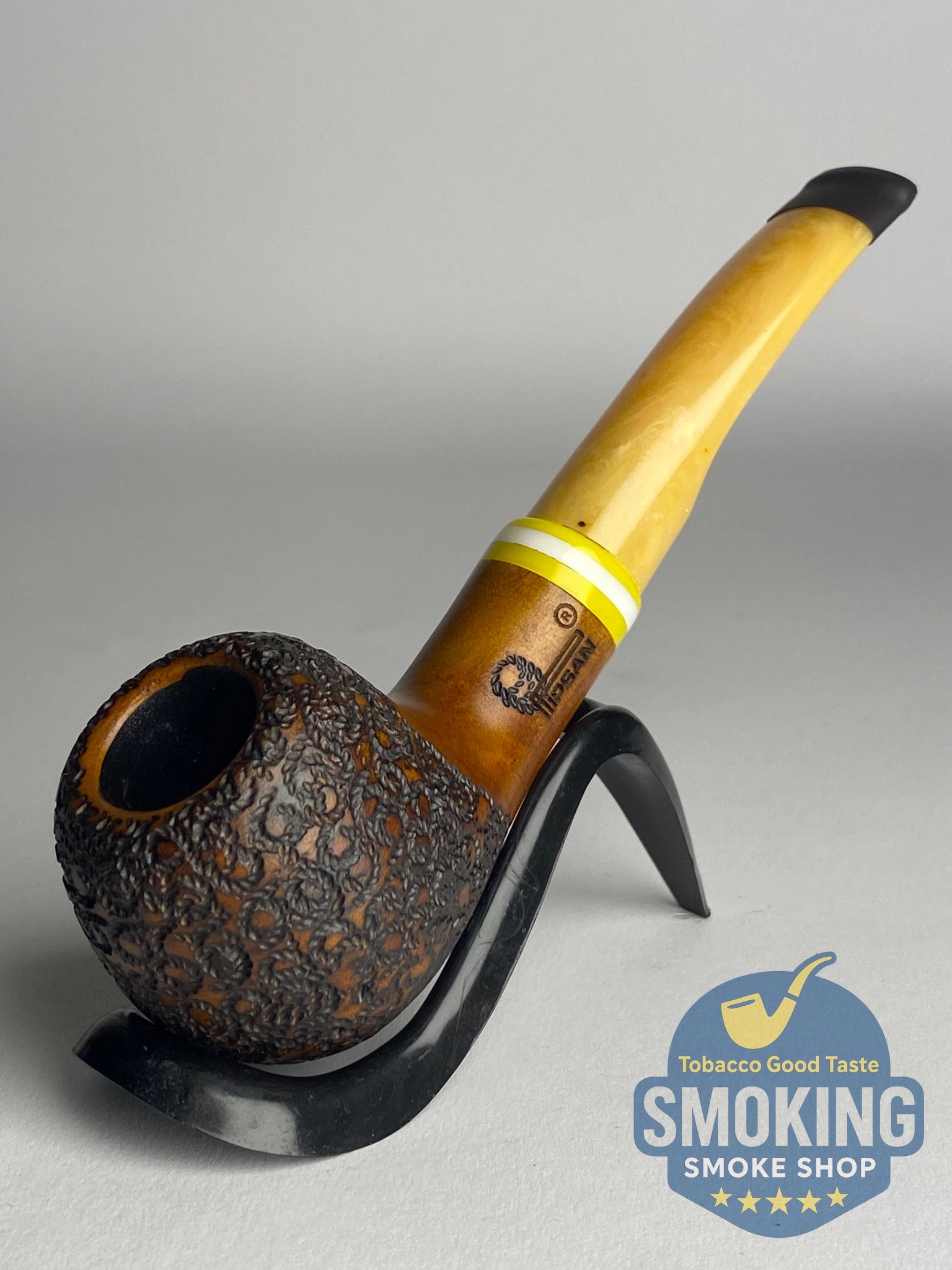 Pipsan Apple colored Stem pipe بايبسان آبل بايب ساق كهرماني