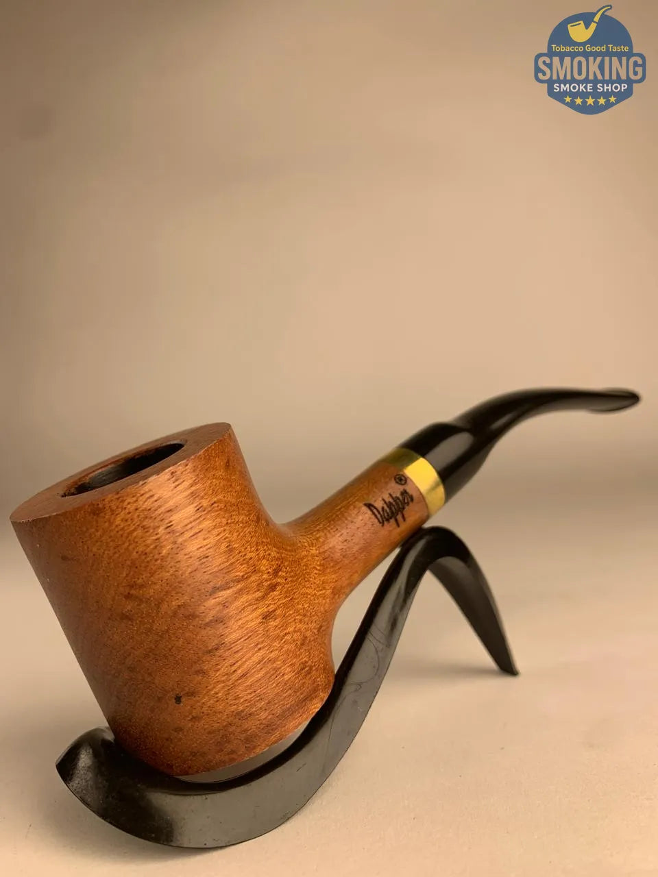 🚬 بايب دابر خشب زيتوني فاخر – Dapper Olive Wood Pipe
