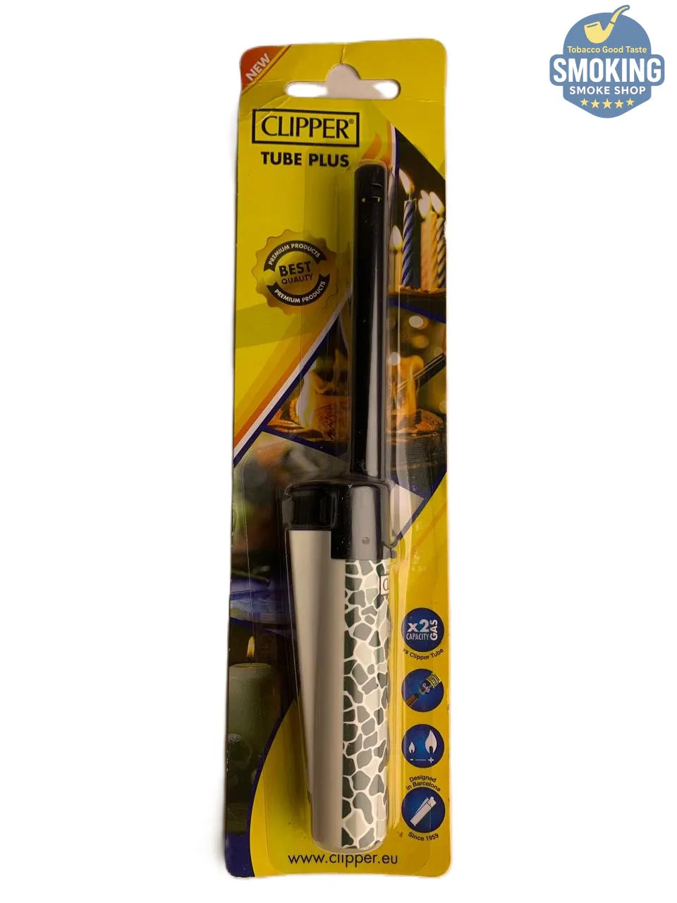 Clipper Tube Plus Refillable Utility Lighter — ولاعة كليبر تيوب بلس طويلة قابلة لإعادة التعبئة