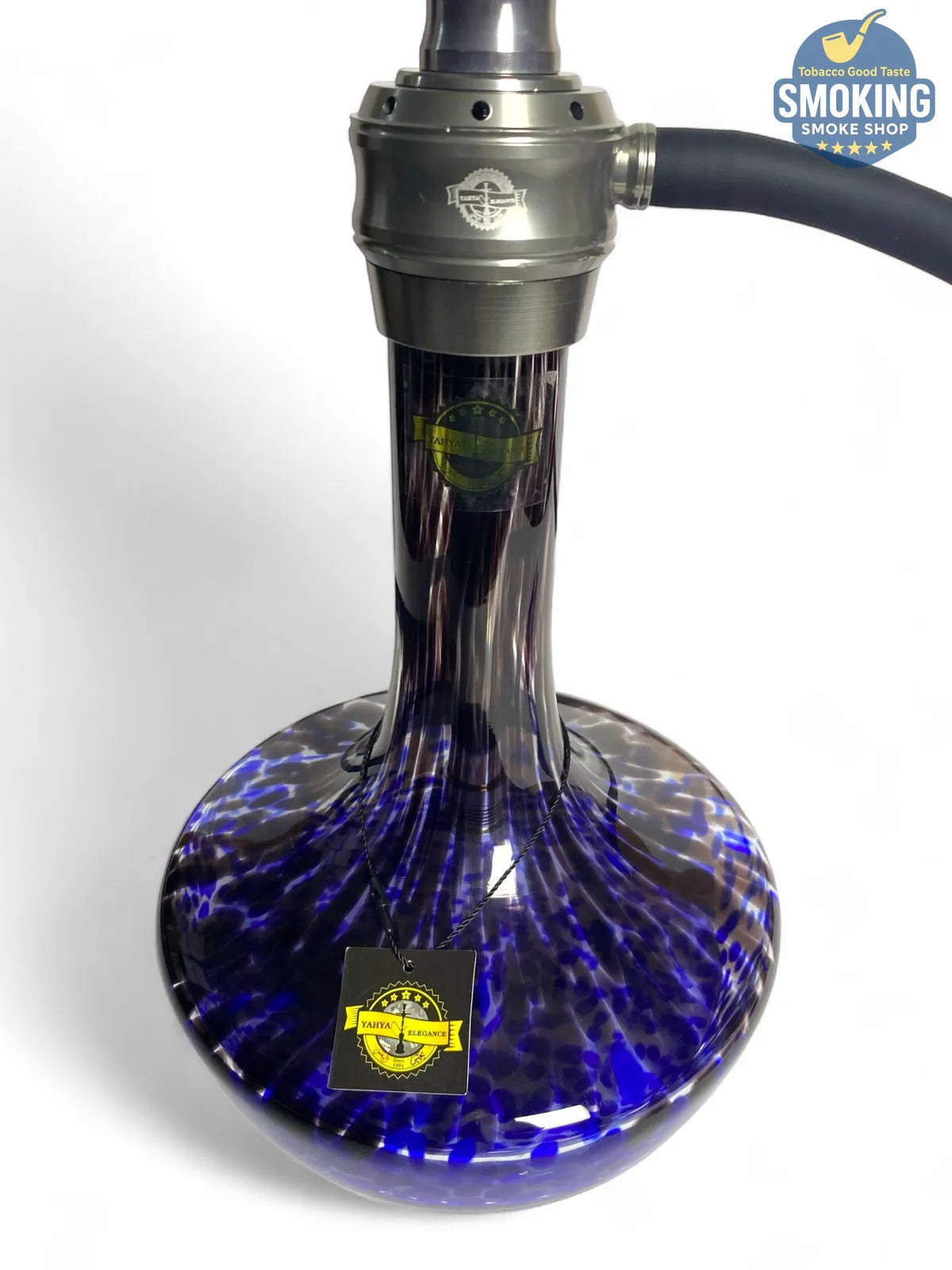 شيشة ملك الزمان ياقوت ازرق – طقم كامل بشنطة Malek El Zaman Hookah Set – Travel Case Edition