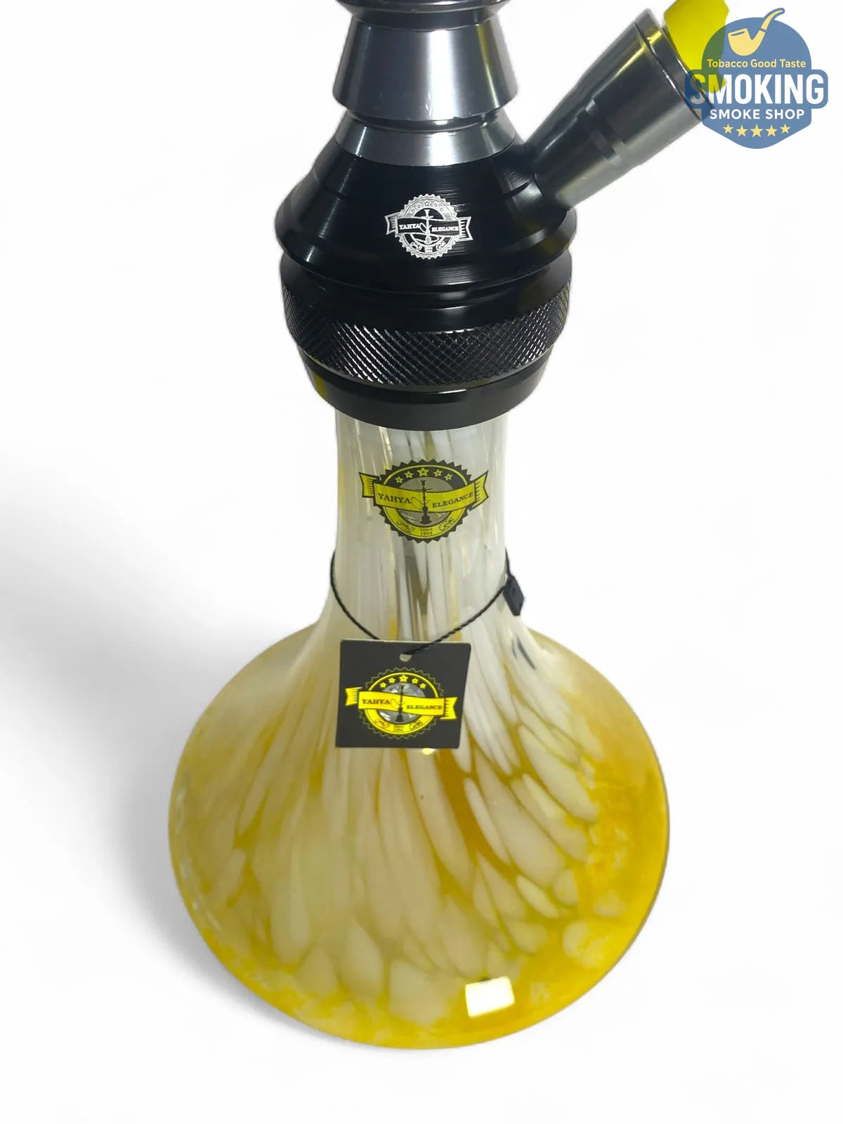 شيشة ملك الزمان اصدار اصفر – طقم كامل بشنطة Malek El Zaman Hookah Set – Travel Case Edition