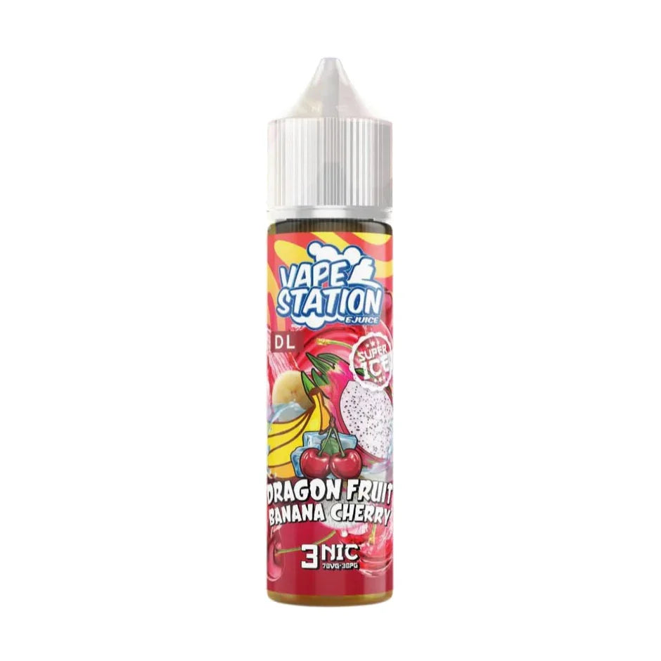 Vape Station Liquid Super Ice DL 60ML فايب ستاشن ليكويد شيشة سوبر آيس 60 ملي