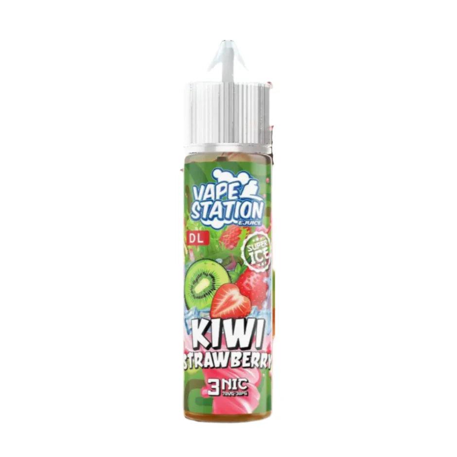 Vape Station Liquid Super Ice DL 60ML فايب ستاشن ليكويد شيشة سوبر آيس 60 ملي