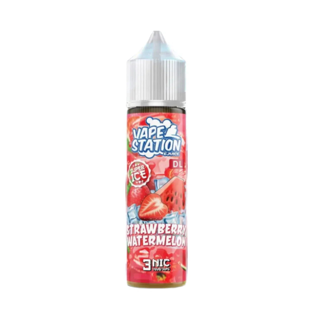 Vape Station Liquid Super Ice DL 60ML فايب ستاشن ليكويد شيشة سوبر آيس 60 ملي