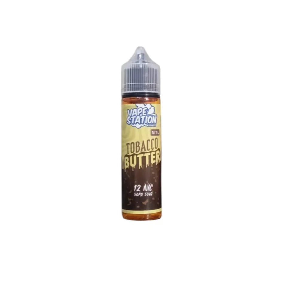 Vape Station Liquid MTL 60ML فايب ستاشن ليكويد سحبة سيجارة 60 ملي