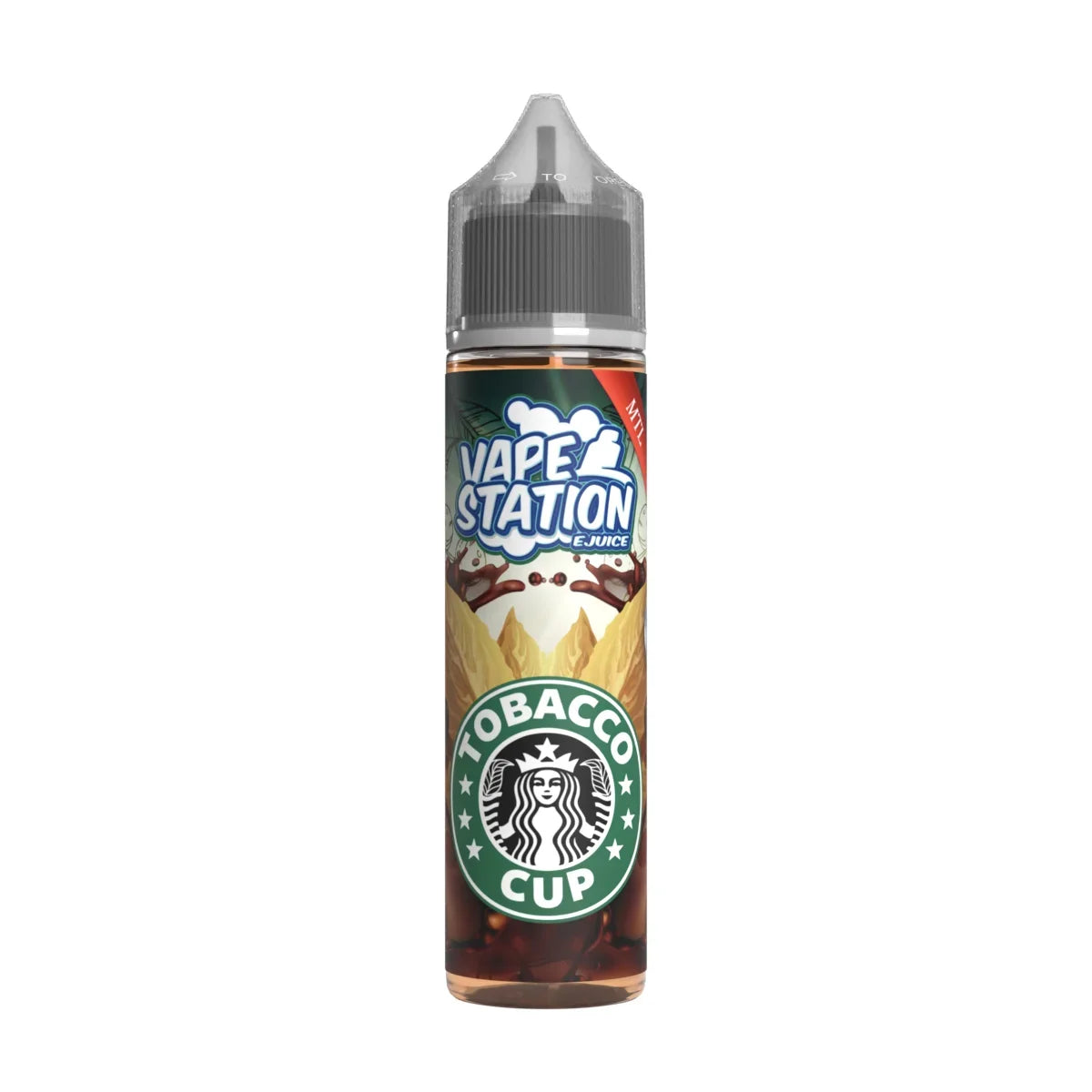 Vape Station Liquid MTL 60ML فايب ستاشن ليكويد سحبة سيجارة 60 ملي