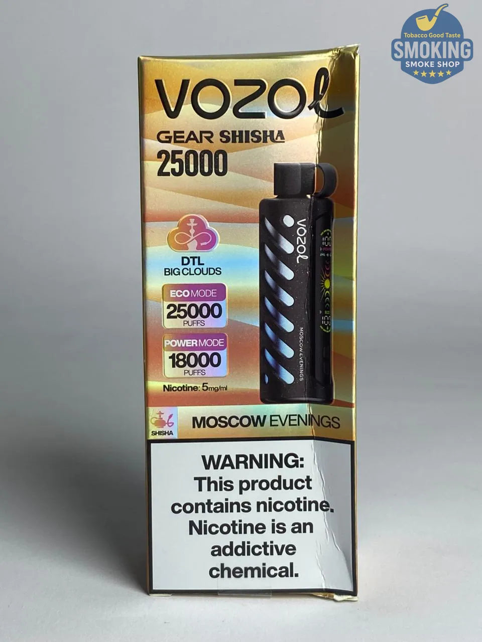 VOZOL GEAR SHISHA 25K Disposable Pufss بود فوزول جير شيشة 25 الف سحبة