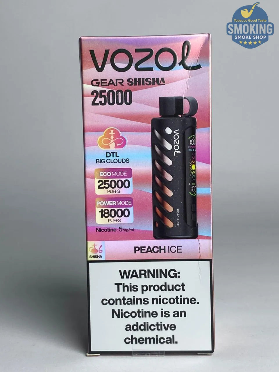 VOZOL GEAR SHISHA 25K Disposable Pufss بود فوزول جير شيشة 25 الف سحبة