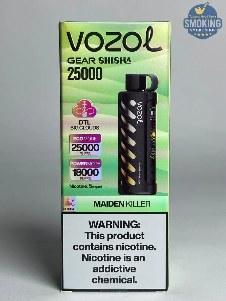 VOZOL GEAR SHISHA 25K Disposable Pufss بود فوزول جير شيشة 25 الف سحبة