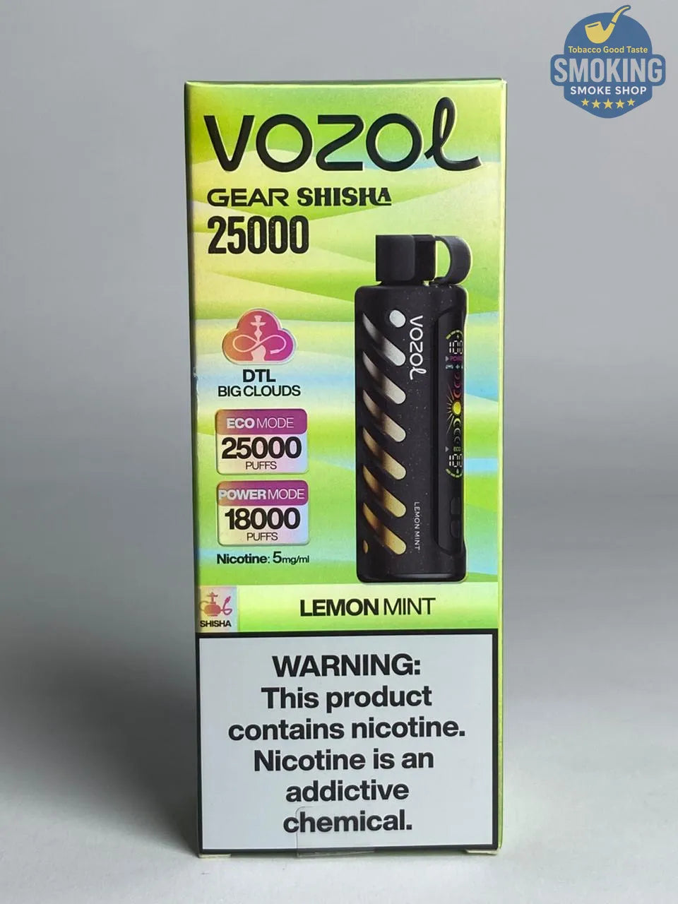 VOZOL GEAR SHISHA 25K Disposable Pufss بود فوزول جير شيشة 25 الف سحبة