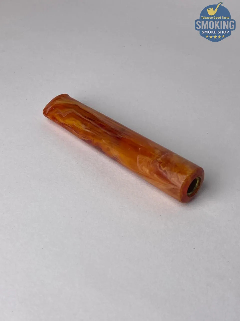 ِAmber 7MM Cigarette Holder مبسم سجاير كهرمان مقاس سيجارة كومباكت 7 ملي