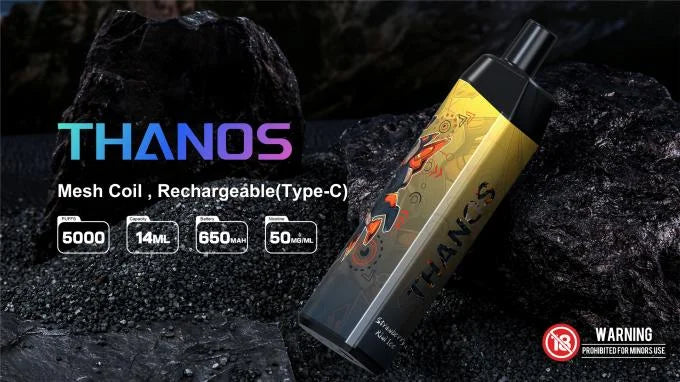 Yuoto Thannos 5K disposable puffs بود يوتو 5 الاف سحبة
