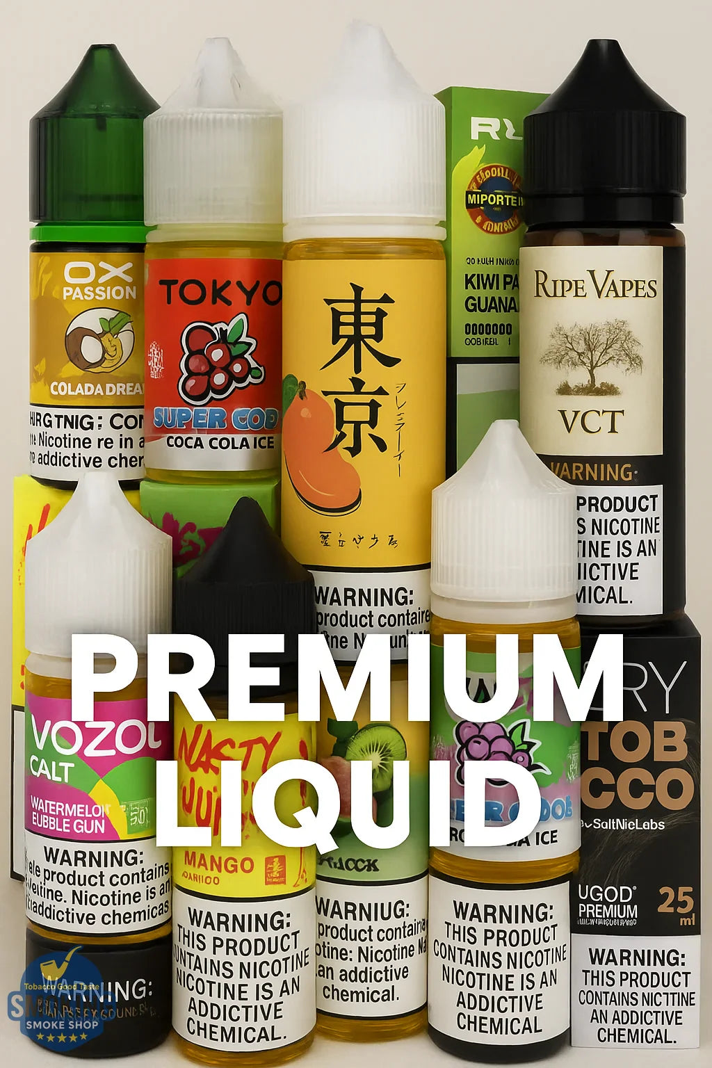 vgod - tokyo - bazooka - vct - vozol - cloud nurdz - dinner lady - pink panther - Nasty - ox passion