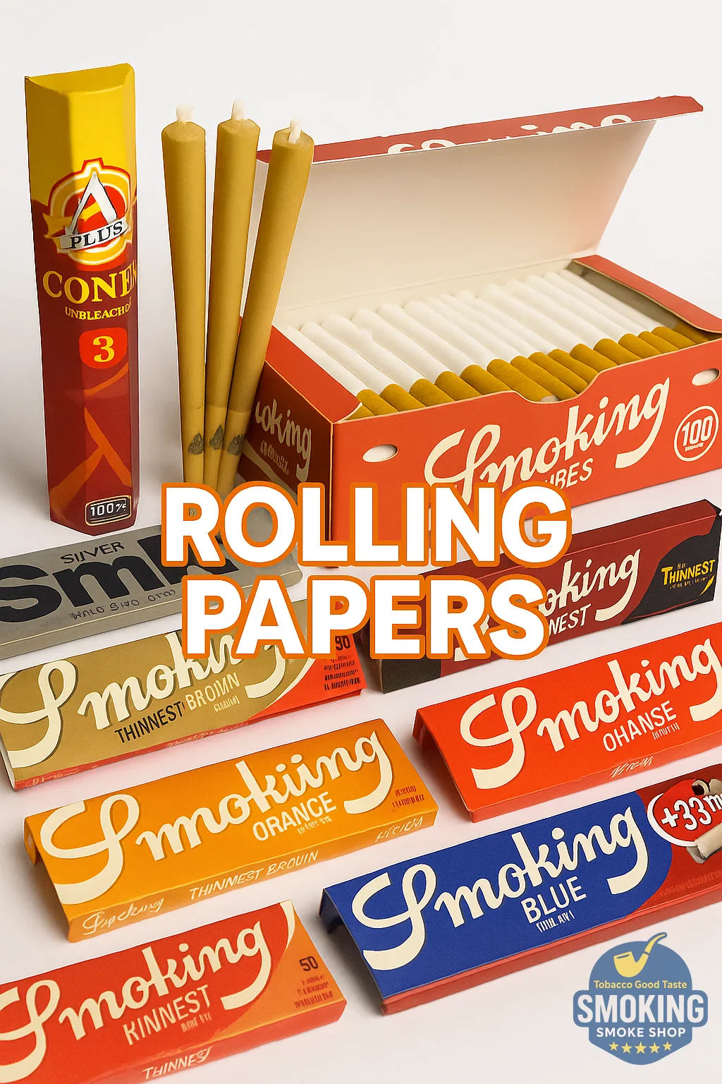 smoking, raw , rezlla , watson , A plus , Elements, bob marly , clipper , SMK , OCB&nbsp;