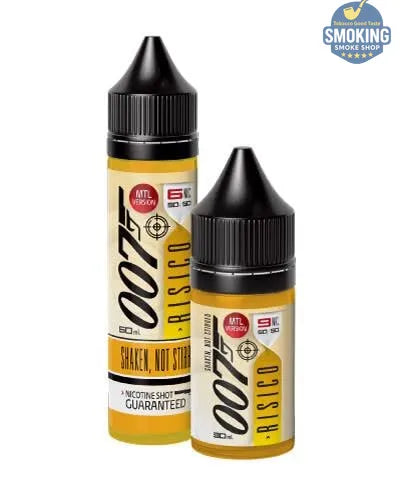 007 liquid MTL 30-60ML ليكويد 007 سحبة سيجارة 30 و 60 ملي فري بيز