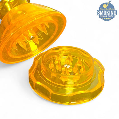 Acrylic Water Pipe with Built-in Grinder — بايب مائي أكريليك بمطحنة تبغ مدمجة 16 سم (ألوان متعددة)