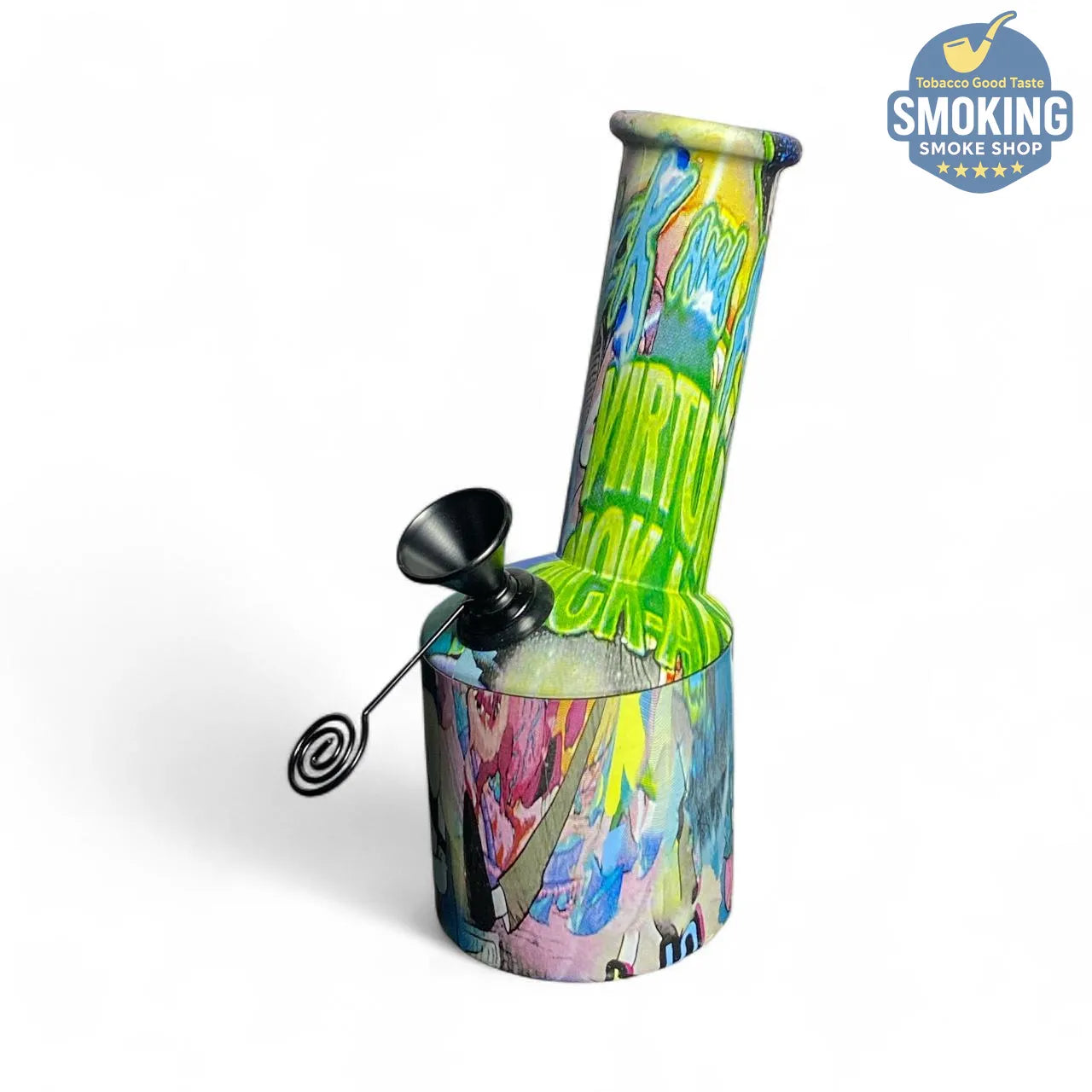 Acrylic Water Pipe — بايب ماء أكريليك صغير 12.5 سم  (تصاميم جرافيتي)