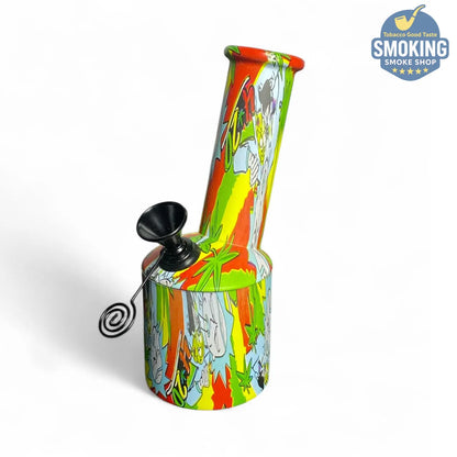 Acrylic Water Pipe — بايب ماء أكريليك صغير 12.5 سم  (تصاميم جرافيتي)