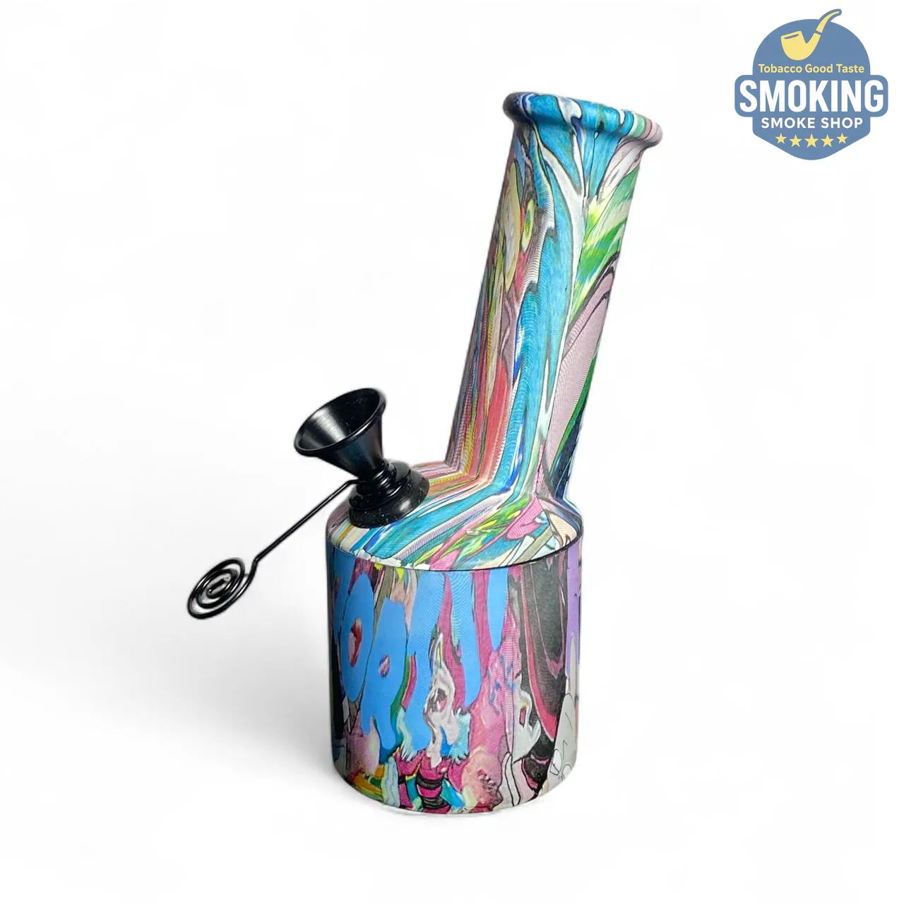 Acrylic Water Pipe — بايب ماء أكريليك صغير 12.5 سم  (تصاميم جرافيتي)