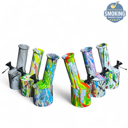 Acrylic Water Pipe — بايب ماء أكريليك صغير 12.5 سم  (تصاميم جرافيتي)