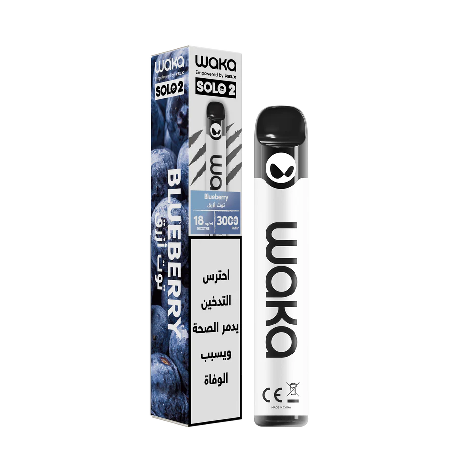WAKA SOLO2 3k puffs بود واكا سولو 3 الاف سحبة سموكنج شوب