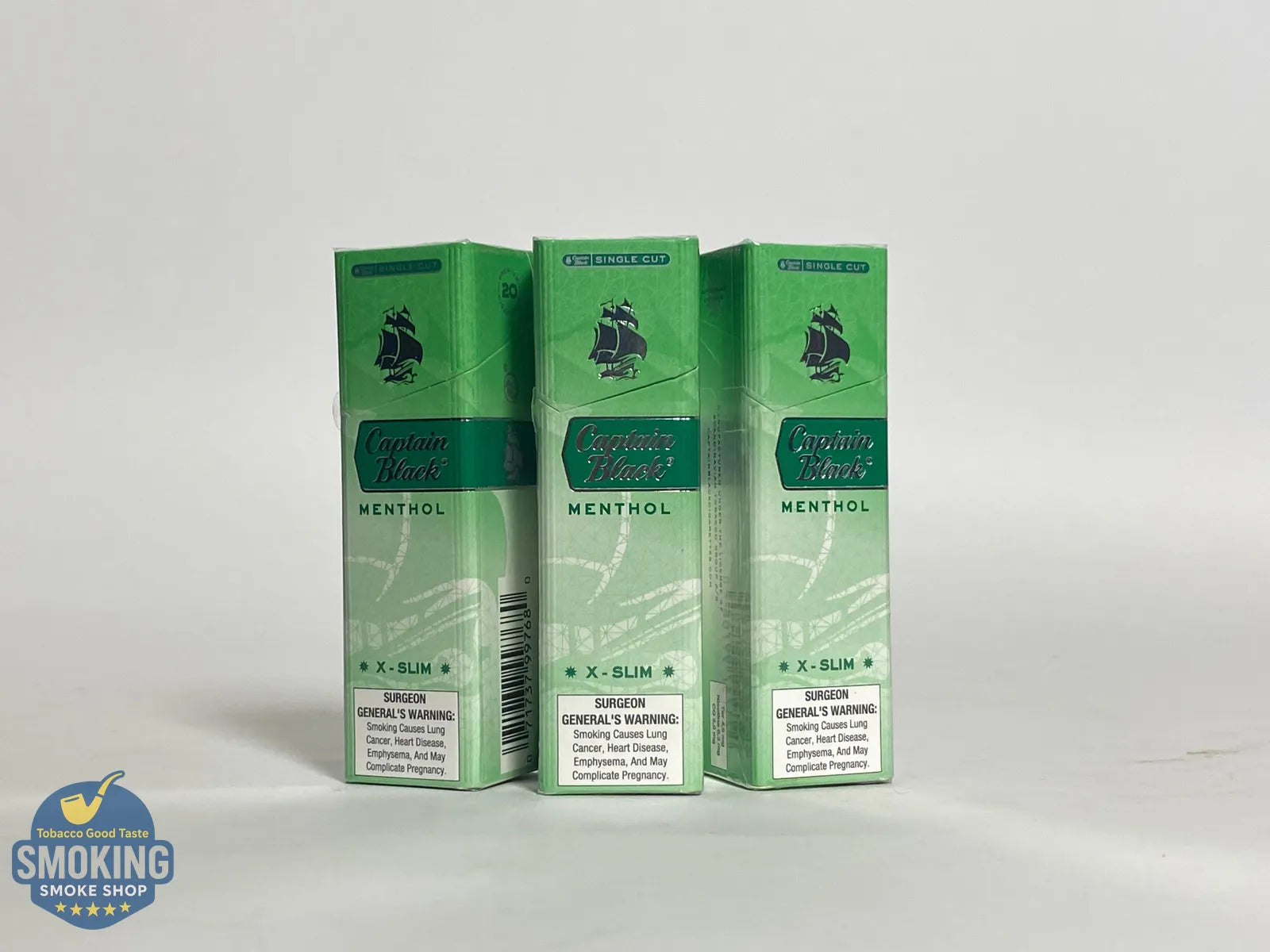 Captain black X slim size Mint & Ice كابتن بلاك اكس سليم نعناع وآيس 