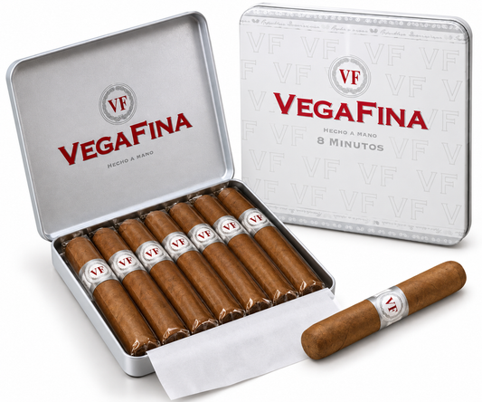 VegaFina 8 Minutos — سيجار فيجافينا 8 مينوتوس ( سيجار صغير في عبوة معدن )